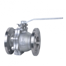 Two Pieces Flanged Floating Ball Valve