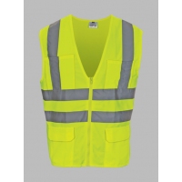 Lime Surveyor Reflective Safety Vest